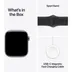Apple Watch Series 11 GPS + Cellular 42mm Space Grey Aluminium Case met Black Sport Band - M/L Spacegrijs