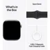 Apple Watch Series 11 GPS + Cellular 42mm Space Grey Aluminium Case met Black Sport Band - S/M Spacegrijs