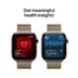 Apple Watch Series 11 GPS + Cellular 42mm Gold Titanium Case met Gold Milanese Loop Titanium