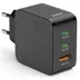 Hama Snellader 2x USB-C PD 1x USB-A QC 65 W Zwart