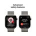 Apple Watch Series 11 GPS + Cellular 42mm Natural Titanium Case met Natural Milanese Loop Titanium