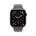 Apple Watch Series 11 GPS + Cellular 42mm Natural Titanium Case met Stone Grey Sport Band - S/M Titanium
