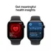 Apple Watch Series 11 GPS + Cellular 42mm Slate Titanium Case met Black Sport Band - S/M Titanium