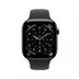 Apple Watch Series 11 GPS + Cellular 42mm Slate Titanium Case met Black Sport Band - S/M Titanium