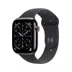 Apple Watch Series 11 GPS + Cellular 42mm Slate Titanium Case met Black Sport Band - S/M Titanium