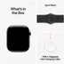 Apple Watch Series 11 GPS + Cellular 42mm Slate Titanium Case met Black Sport Band - S/M Titanium