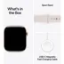 Apple Watch Series 11 GPS + Cellular 46mm Rose Gold Aluminium Case met Light Blush Sport Band - S/M Rose/goud
