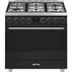 Smeg B91GMMBNLK2 Mat zwart