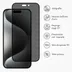 Accezz Gehard Glas Privacy Screenprotector iPhone 15 Pro Max Transparant