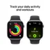 Apple Watch Series 11 GPS + Cellular 46mm Space Grey Aluminium Case met Black Sport Band - S/M Spacegrijs