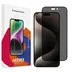 Accezz Gehard Glas Privacy Screenprotector iPhone 15 Pro Transparant