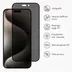 Accezz Gehard Glas Privacy Screenprotector iPhone 15 Pro Transparant