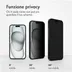 Accezz Gehard Glas Privacy Screenprotector iPhone 15 Transparant