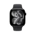 Apple Watch Series 11 GPS + Cellular 46mm Jet Black Aluminium Case met Black Sport Band - M/L Zwart