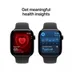 Apple Watch Series 11 GPS + Cellular 46mm Jet Black Aluminium Case met Black Sport Band - M/L Zwart