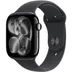 Apple Watch Series 11 GPS + Cellular 46mm Jet Black Aluminium Case met Black Sport Band - S/M Zwart