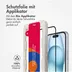Accezz Triple Strong Full Cover Glas Screenprotector met applicator iPhone 15 Plus Transparant