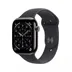 Apple Watch Series 11 GPS + Cellular 46mm Slate Titanium Case met Black Sport Band - M/L Titanium