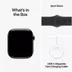 Apple Watch Series 11 GPS + Cellular 46mm Slate Titanium Case met Black Sport Band - M/L Titanium
