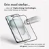 Accezz Triple Strong Full Cover Glas Screenprotector met applicator Samsung Galaxy A54 / S23 FE Transparant