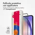 Accezz Triple Strong Full Cover Glas Screenprotector met applicator Samsung Galaxy A54 / S23 FE Transparant