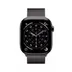 Apple Watch Series 11 GPS + Cellular 46mm Slate Titanium Case met Slate Milanese Loop - M/L Titanium