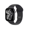 Apple Watch Series 11 GPS 42mm Jet Black Aluminium Case met Black Sport Band - M/L Zwart