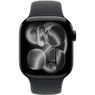 Apple Watch Series 11 GPS 42mm Jet Black Aluminium Case met Black Sport Band - S/M Zwart