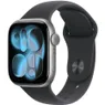 Apple Watch Series 11 GPS 42mm Space Grey Aluminium Case met Black Sport Band - S/M Spacegrijs