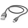 Hama USB-Kabel, USB-A naar Micro-USB, 1,5 m Zwart