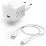 Hama Oplaadset, Lightning, Power Delivery (PD), 20 W Wit