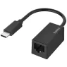 Hama NETWERK-ADAPTER, USB-C-STEKKER - LAN/ETHERNET-AANSLUITING, GIGABIT-ETHERNET