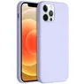 Accezz Liquid Silicone voor Apple iPhone 12 (Pro) Lila