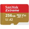 SanDisk MicroSDXC Extreme 256GB 190/130 mb/s - A2 - V30 - SDA - Rescue Pro DL 1Y