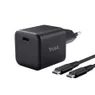 Trust MAXO 65W SMALL USB-C CHARGER Zwart