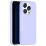 Accezz Liquid Silicone Backcover iPhone 15 Pro Paars