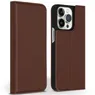Accezz Premium Leather Slim Book Case voor Apple iPhone 13 Pro Bruin