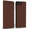 Accezz Premium Leather Slim Book Case voor Apple iPhone SE (2022 / 2020) / 8 / 7 / 6(s) Bruin