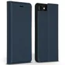 Accezz Premium Leather Slim Book Case voor Apple iPhone SE (2022 / 2020) / 8 / 7 / 6(s) Donkerblauw