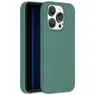 Accezz Liquid Silicone Backcover iPhone 15 Pro Donkergroen