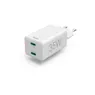 Hama Snellader, 2x USB-C, PD/QualcommÂ®, mini-oplader, 35 W Wit