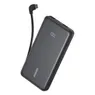 Anker Zolo Power Bank (20 000 mAh 22.5W Built-in USB-C Cable) Zwart