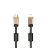 Hama Premium HDMI-kabel met ethernet, ferriet, metaal, 3,0 m