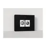 Wastoren CW-1-7-S Wasmachine kast Zwart/eiken