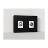 Wastoren CW-1-9-S Wasmachine kast Zwart/eiken
