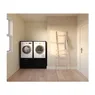 Wastoren TC-4-1-S Wasmachine kast Zwart/eiken