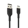 Belkin Braided C-A 0.15M Zwart