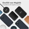 Accezz Liquid Silicone Backcover met MagSafe voor Samsung Galaxy S25 Ultra Donkerblauw