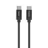 Hama Fabric USB-C - USB-C 100W 1.5 m nylon Zwart