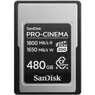 SanDisk CF Express Pro Cinema 480GB 1800 / 1650 mb/s type A